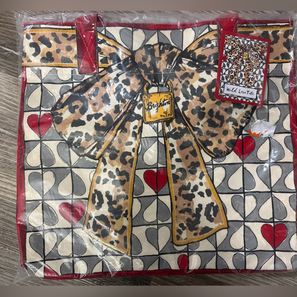 NWT Brighton Wild Love Large Canvas Tote Limited Release 2025 Collectible Sealed